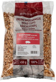 Wood chips for smoking and grilling (70% els and 30% beech)