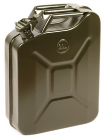Jerrycan 20 liter metal version in army green