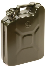Jerrycan 10 liter metal version in army green