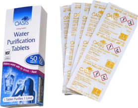 Water purification tablets Oasis 50 pieces