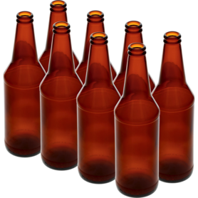 Beer bottle of 0,5 l packed per 8 pcs.