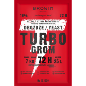 Turbo GROM 72h distiller's yeast, 120 g