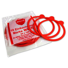 Weck rings flat 94 x 108mm (10 pieces)