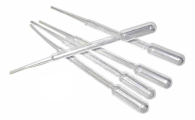 Dropper plastic 3 ml 5 pieces