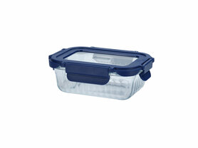 Cookai Oven Dish Blue 370ml, with glass lid