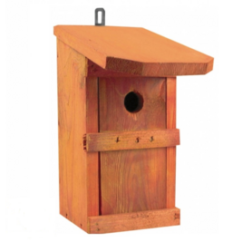 Birdhouse for tits block model 20x15x25cm