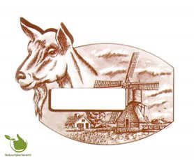 Cheese labels goat 80x55mm 10 pieces