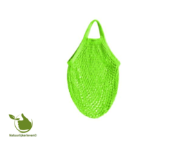 Shopping bag of organic cotton (color green)