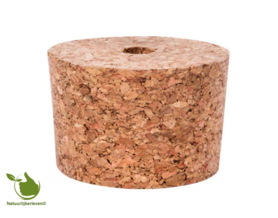Cork cap 45/37 with a hole of 8 mm