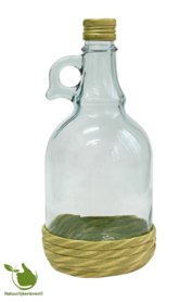 Authentic liqueur bottle made of glass 1 liter