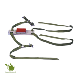 Ram sheep marking harness for breeding made from leather and nylon