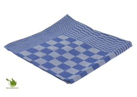 Tea towel block 65x65cm blue 6 pieces