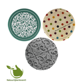 twist-off lid 43 mm mixed 10 pcs