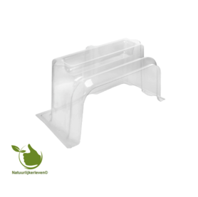 Closing piece for greenhouse connectable 