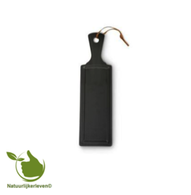 Cheese board Porcelain Black S Length 19.5 cm