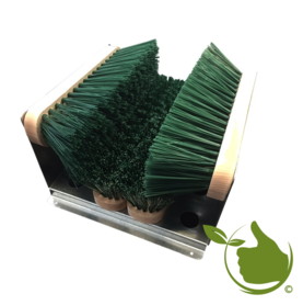 Shoes and boots cleaner 4 brushes with galvanized base