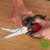 Multifunctional kitchen scissors with case