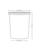 Weck STORAGE glass with lid (850ml) 3/4L