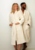 Bathrobe made of organic cotton natural white (Size M)