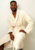 Bathrobe made of organic cotton natural white (Size XL)