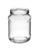Glass pots 700 ml with twist-off lid (White) 8 pieces