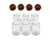 Glass pots 700 ml with twist-off lid strawberry 8 pieces