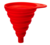 Silicone folding funnel