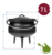 Cast iron African kettle 7 liters