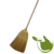 Rice straw broom