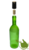 Set of 12 green glass wine bottles 0.75 L