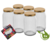 Glass pots 900 ml