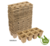 Paper seed pots 8 per tray 6x6x6cm 30 pieces