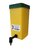 Rabbit drink bottle with yellow cover 1 l naturel incl.beugel