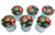 Jam pots 346 ml with twist-off lid (strawberries-design) unit