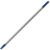Hygiene floor squeegee with foam, blue 55cm