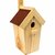 Bird nest box pointed roof (red)