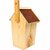 Bird nest box pointed roof (red)