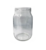 Glass jar 1.7 liter golden lid