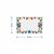 Self-adhesive labels folk pattern 85/55 mm - 20 pcs.