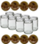 Honey jars 500 ml with twist-off lid (Honeycomb) 8 pcs