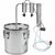 Stainless steel distiller 18 L with 2 settling tanks