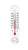 Universal white thermometer with hygrometer