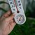 Universal white thermometer with hygrometer