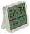Electronic indoor thermometer white