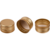 PP caps 28 x 18 threaded gold 6 pcs