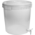 Fermentation container transparent 30L with lid and drain tap