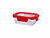 Cookai Oven Dish Red 370ml, with glass lid