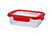 Cookai Oven Dish Red 1040ml, with glass lid