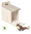 Squirrel feeder house white cottage 27x23x12,5CM