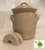 Sauerkraut fermenting crock 2liter (gray/classic)